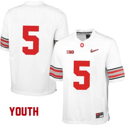 Ohio State Buckeyes Women's Braxton Miller #5 White Authentic Nike Diamond Quest Playoffs College NCAA Stitched Football Jersey XU19V06GP